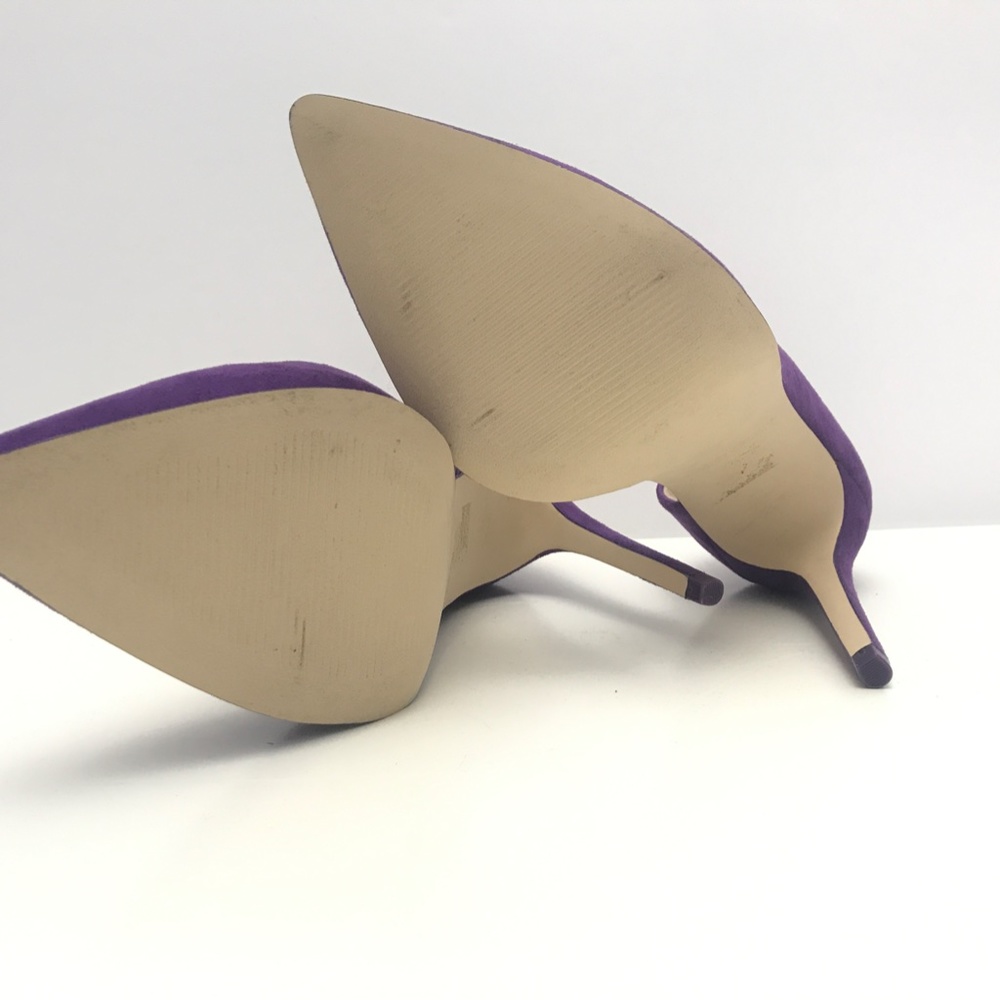 Call It Spring Purple Suede Pumps - Picture 3 of 3